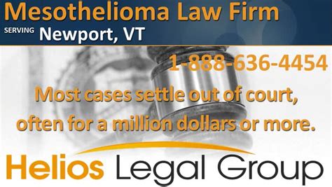 Newport mesothelioma legal question - Start with Avvo. You'll find plenty of free legal advice in Avvo's guides with information on over 1,000 legal topics and over 7 million questions and answers. Just remember that laws can vary significantly from state to state. When researching online, don't rely on information about another state's laws, as it may not be relevant to your ...